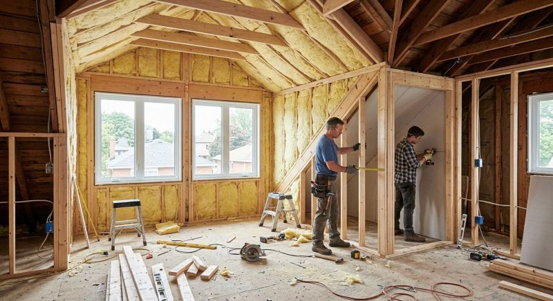 Attic Apartment Construction in Conroe, TX