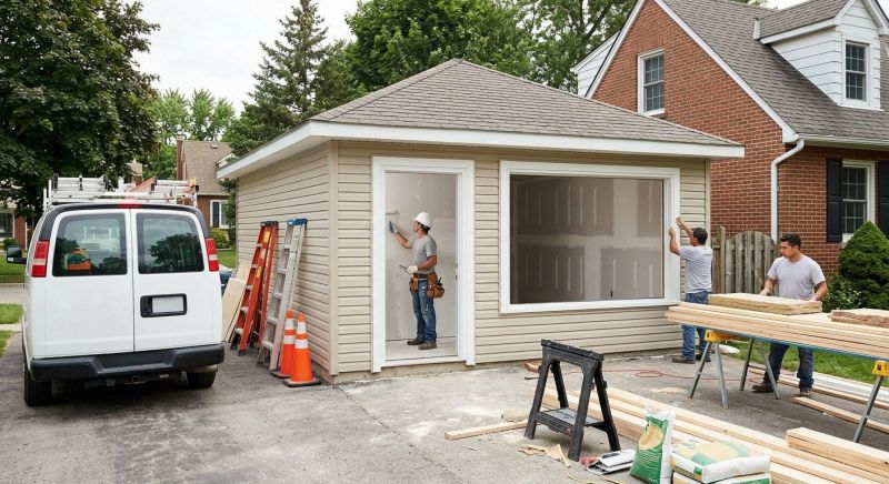 Garage Addition Construction in Conroe, TX