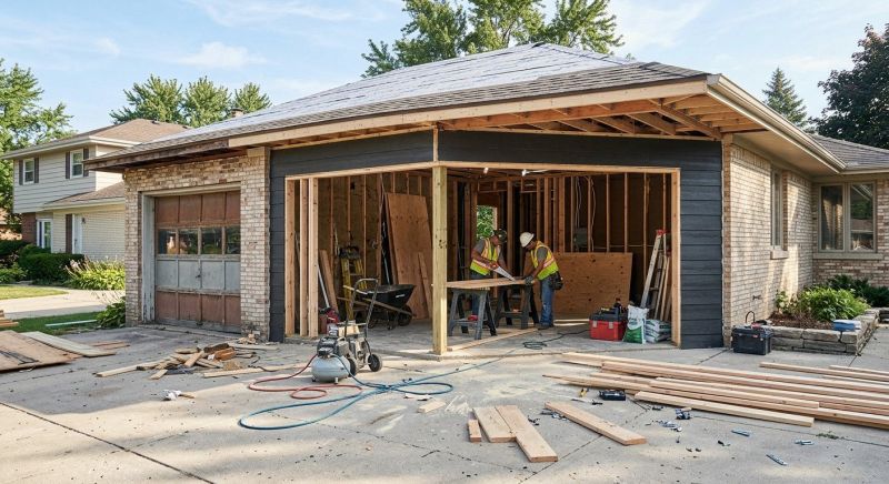 Attached Garage Remodeling in Conroe, TX