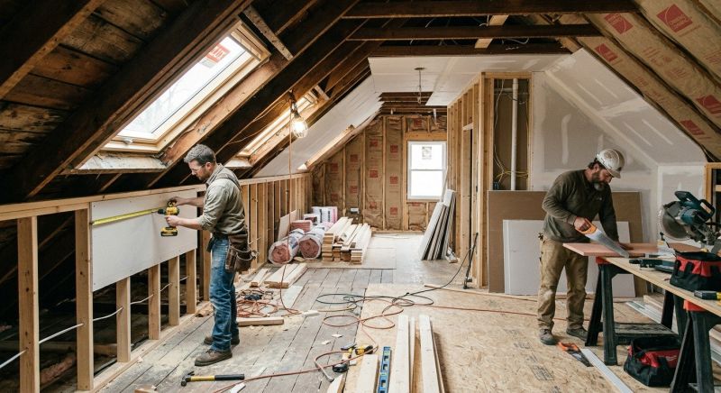 Attic Apartment Construction in Conroe, TX