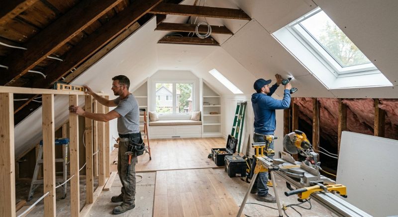 Attic Apartment Construction in Conroe, TX