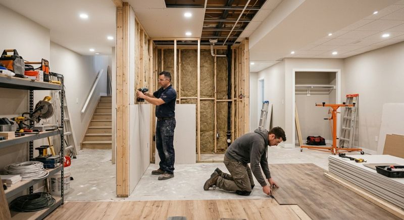 Basement Modification in Alpharetta, GA
