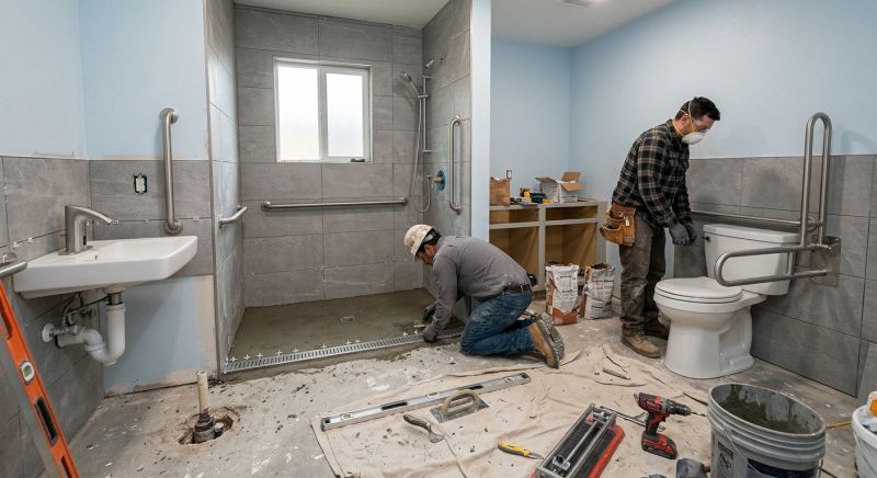 Handicap Bathroom Remodeling in Alpharetta, GA