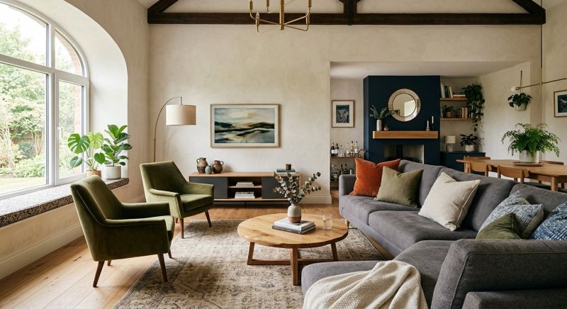 Living Room Renovation in Denver County, CO